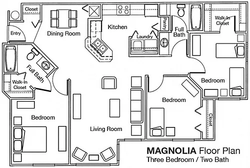 Floor plan 3x2 Phase I