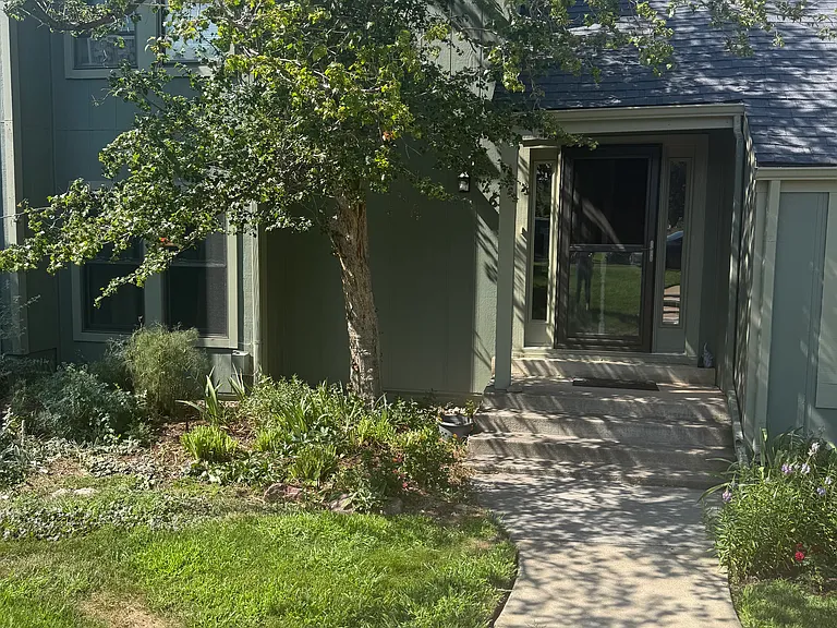 Front of townhome