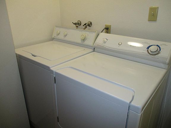 full sized washer & dryer provided in the home