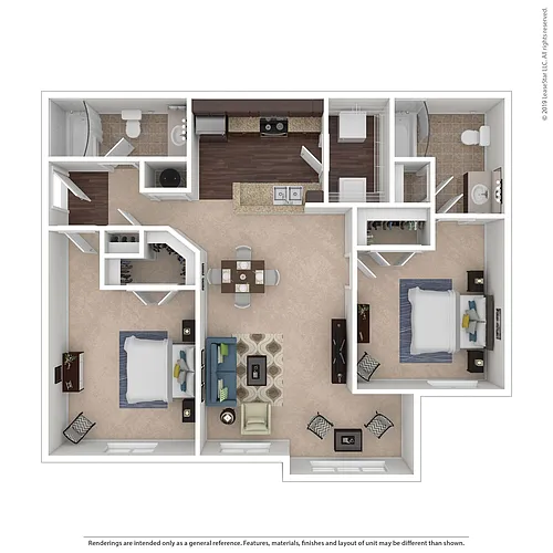 Floor plan 2x2 Large - Anne