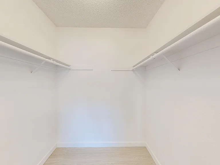WALK-IN CLOSET IN SELECT HOMES