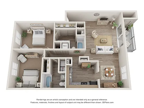 Floor plan B3