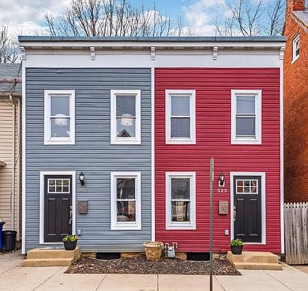 Exterior - 523 is the red house.