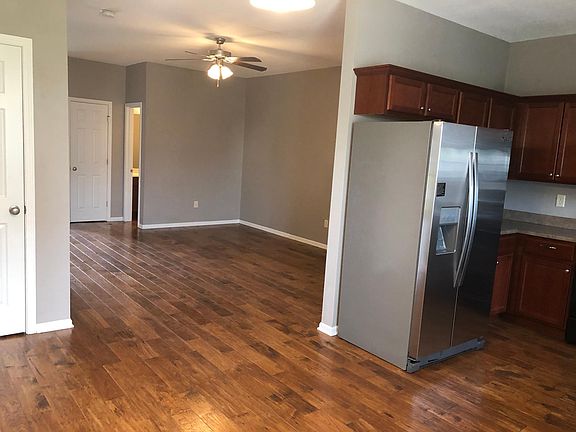View from dining room to living room