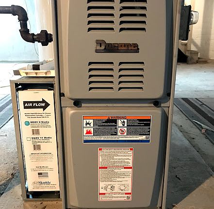 New furnace & air cleaner