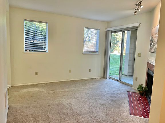 Living Room w/ sliding doors to back covered patio