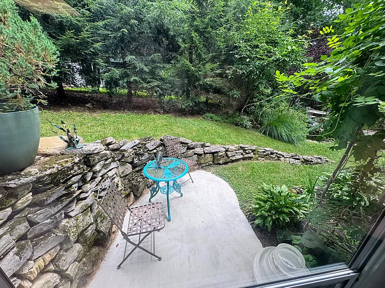 Small back porch area