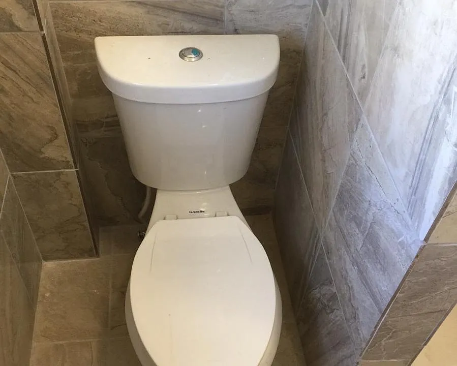 updated bathroom with walk in shower