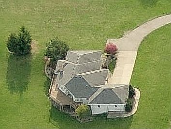 Aerial view from the East