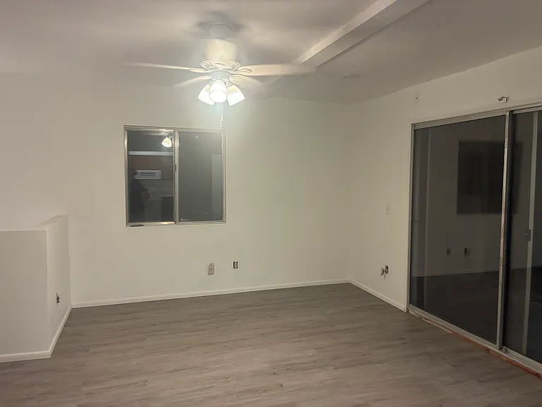 Upstairs living room (at night)