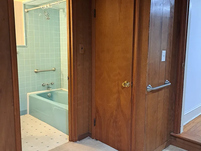 Master bathroom entrance from master bedroom
