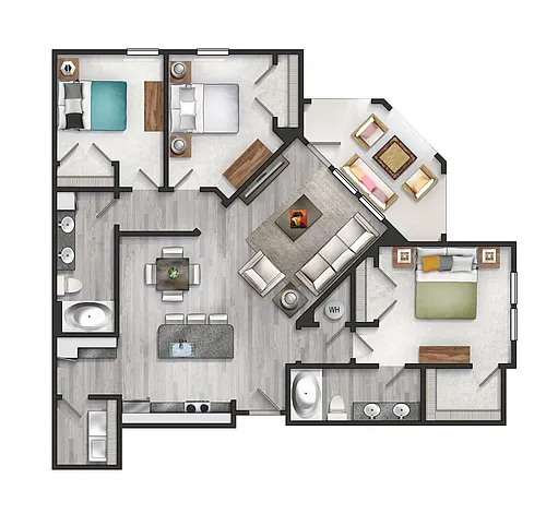 Floor plan Hartwell