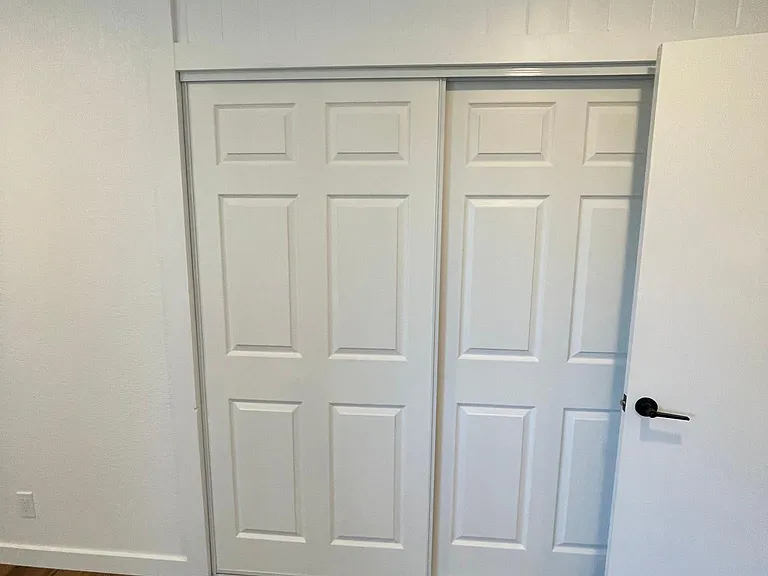 Large closet in both bedrooms.