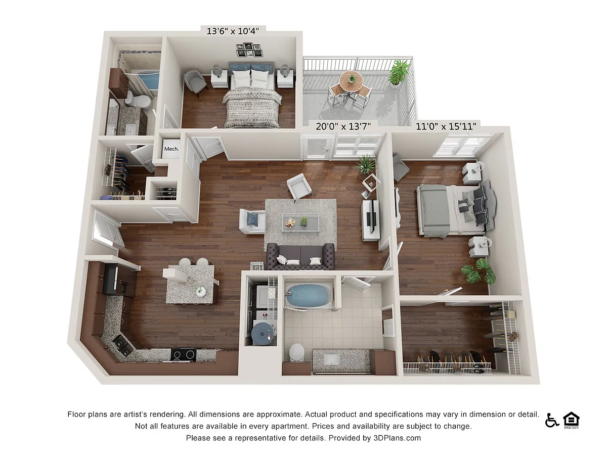Floor plan B1-HC