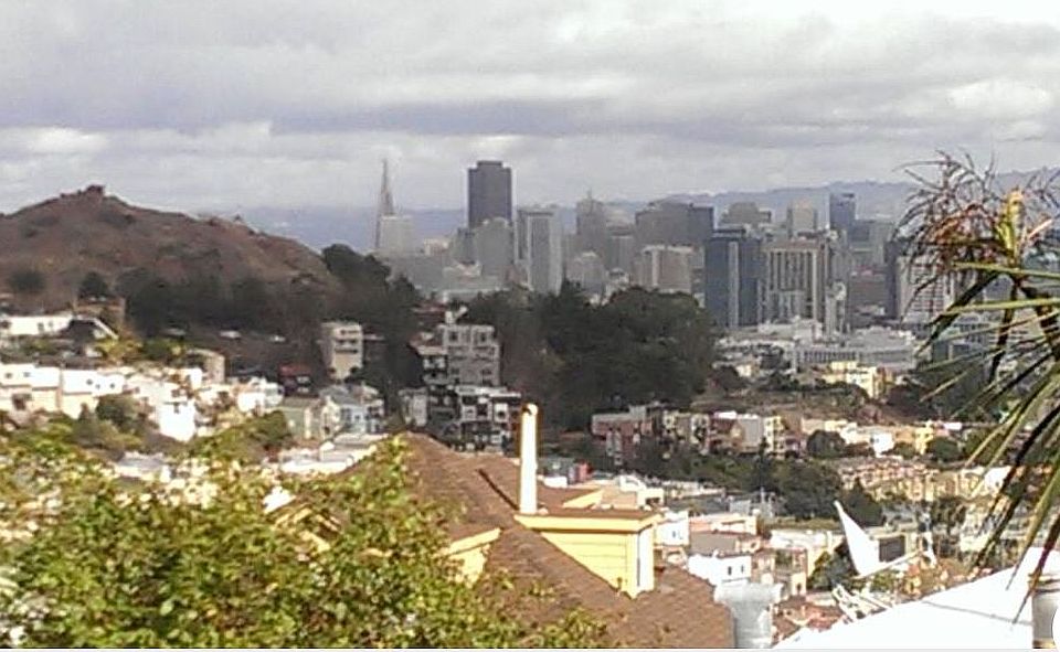 View from upper garden