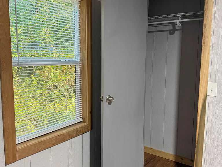 Bedroom 2 closet (has light).
