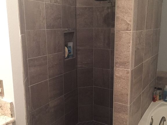 Walkin shower. Master bath