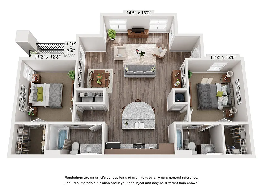 Floor plan 35W-B1