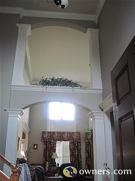 Stunning two story foyer entrance