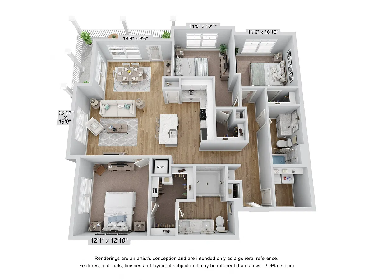 Floor plan C1