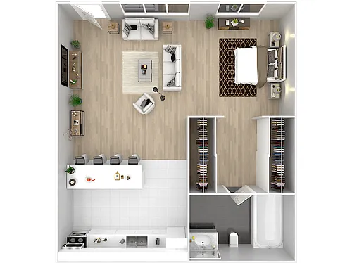 Floor plan Studio