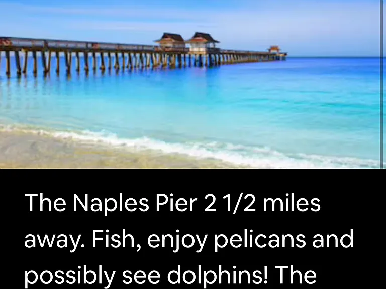 The complex is 2 miles from the beautiful white beaches of southern Naples.