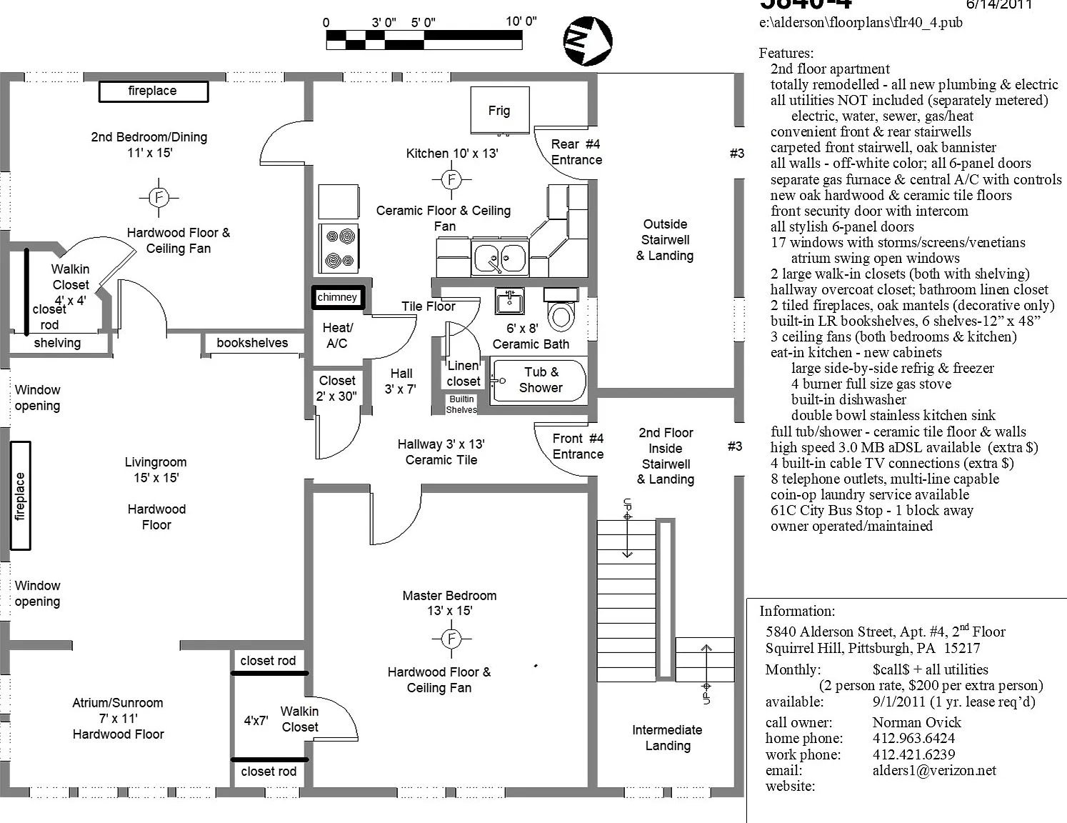2 bed, 1100 sqft, $1,750 — Photo 3
