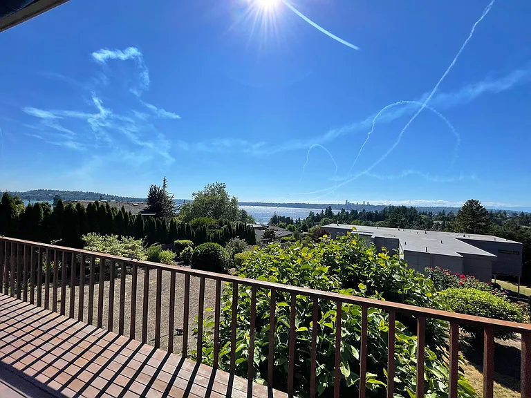 View from deck