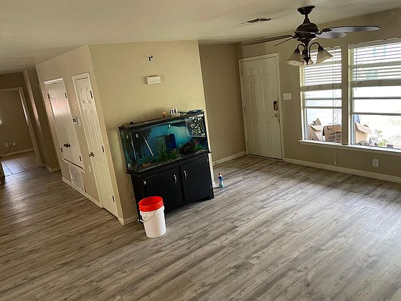spacious open concept living room.