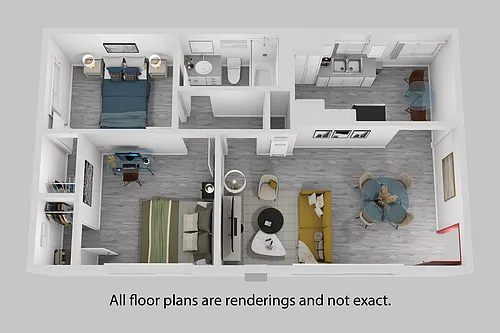 Floor plan Two Bedroom