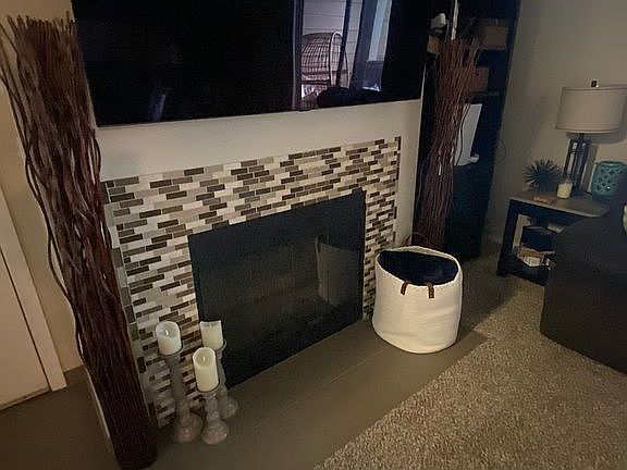 Gas Fireplace in living room