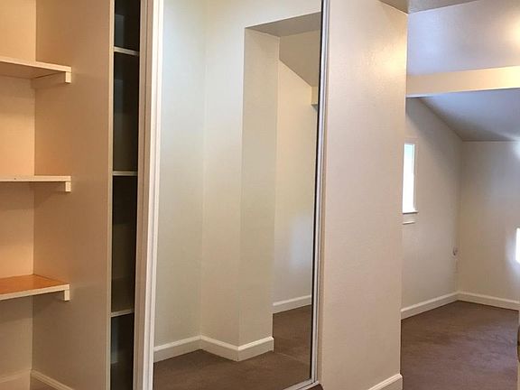 closet door in small bedroom