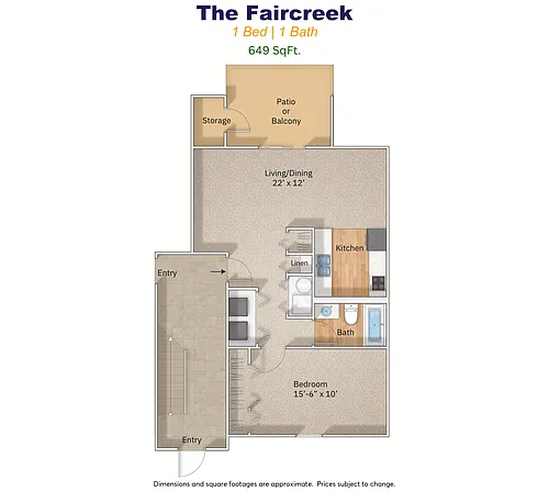 Floor plan The Faircreek