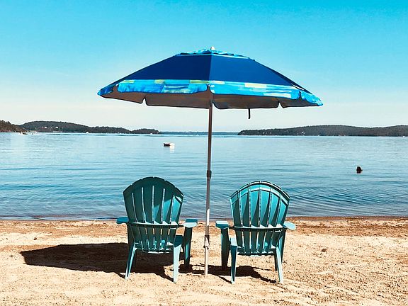 Lake access summer through fall