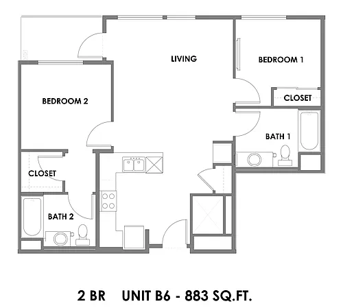Floor plan B6
