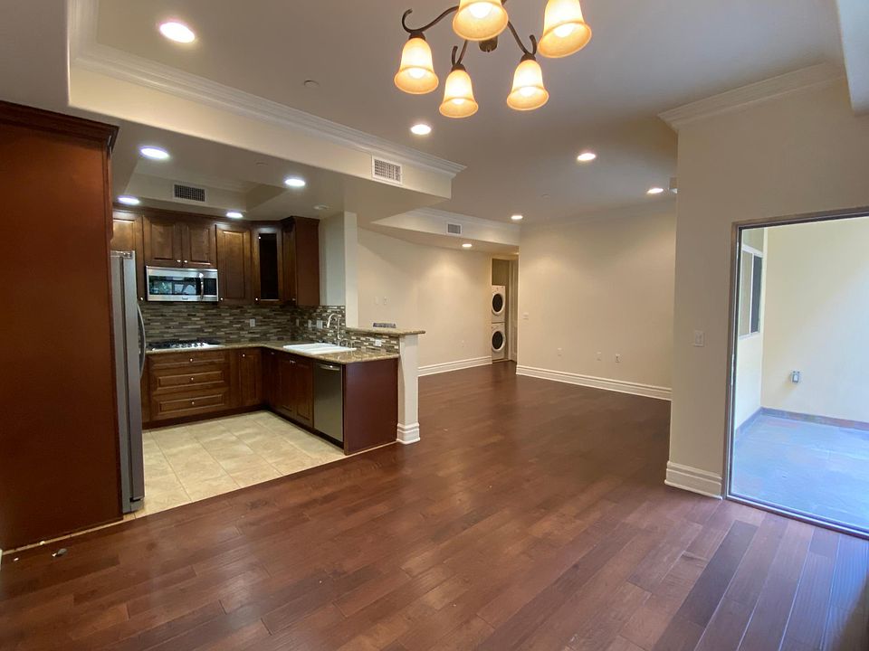 View of the kitchen from the living room
