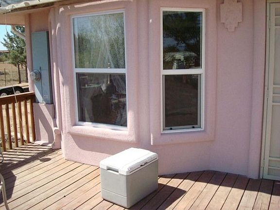 Front bay windows