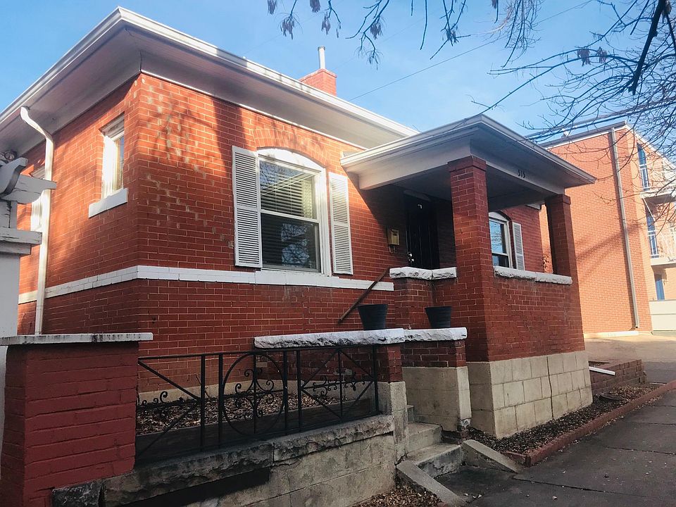 View from driveway of front