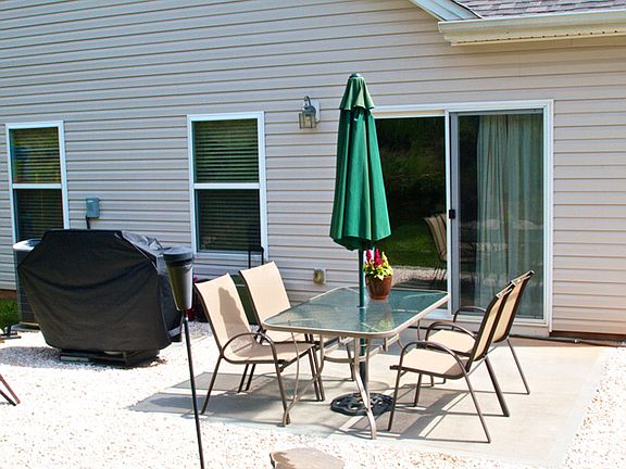 Rear patio