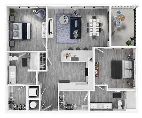 Floor plan B3