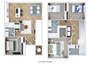 Floor plan 4 Bedroom 3 Bath