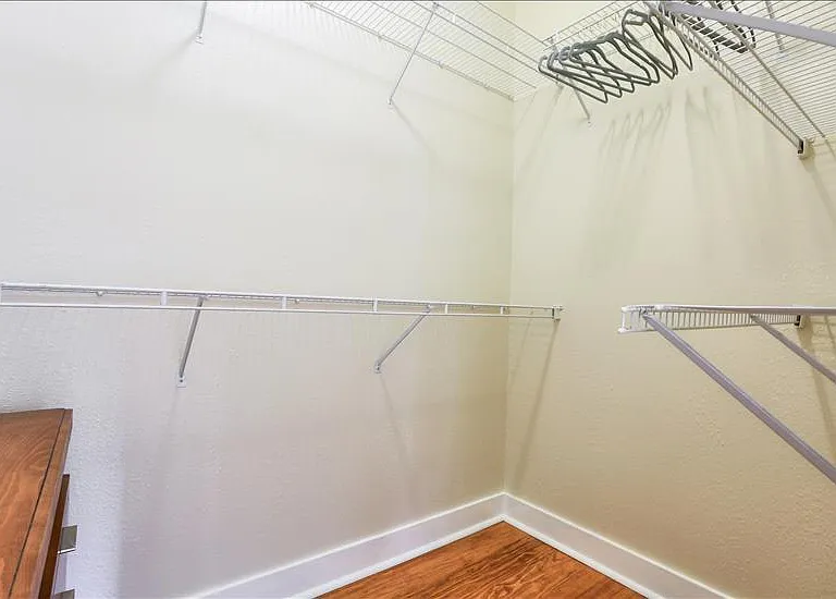 Walk-in master closet