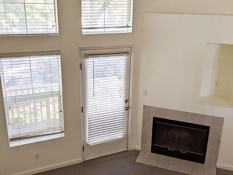 View of living room from dining room
