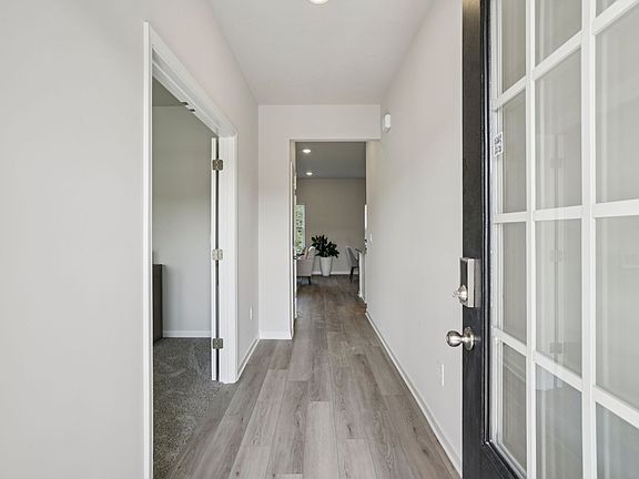 The Brentwood Basement floorplan with the Cozy Linen interior package.