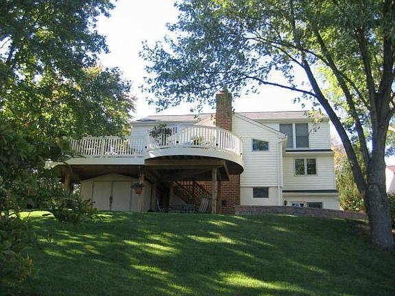 two level deck and patio