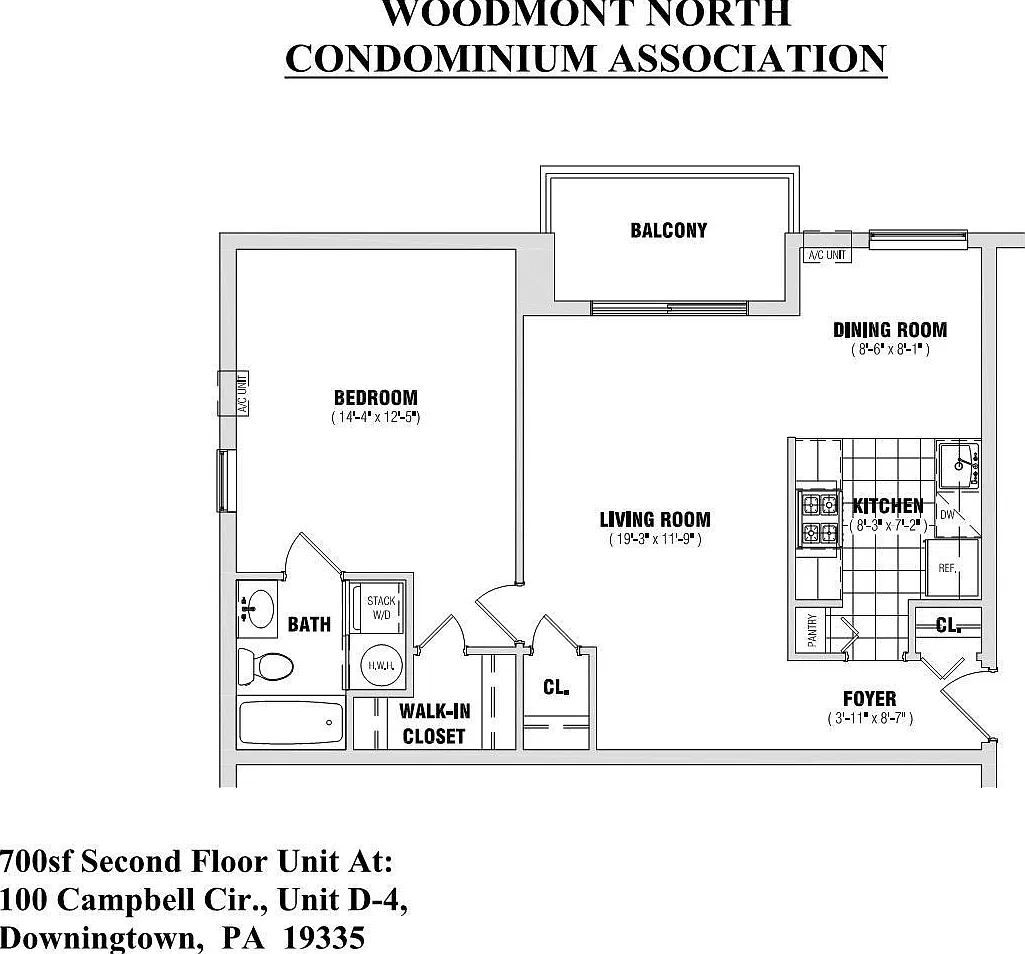 1 bed, 700 sqft, $1,525 — Photo 1