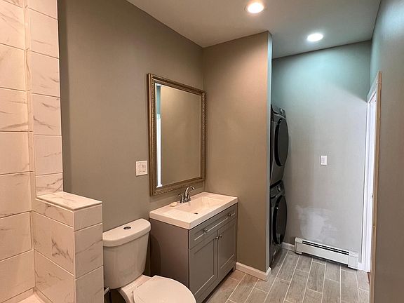 Main floor bathroom and laundry