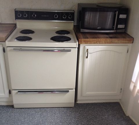 Stove and Microwave