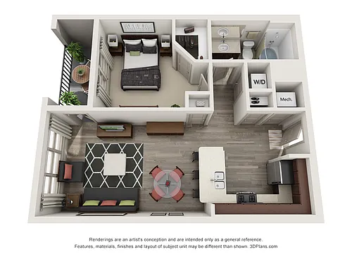 Floor plan Upper Eastside