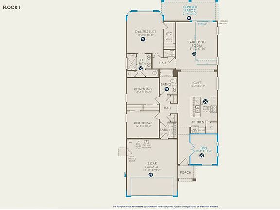 Hewitt Floor Plan, Quick Move-In Home, Floor 1